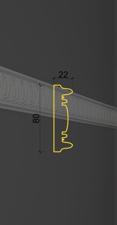 Молдинг с орнаментом MO-18 в Сочи