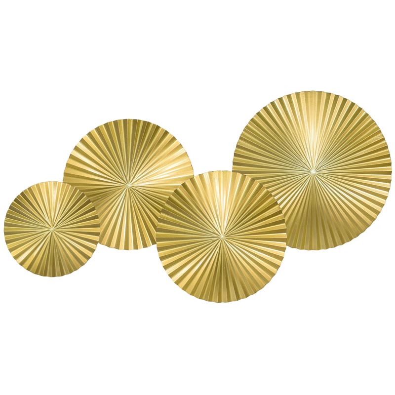 Арт-объект Apollo Gold Wall Plaque Disc 4 Золотой в Сочи | Loft Concept 