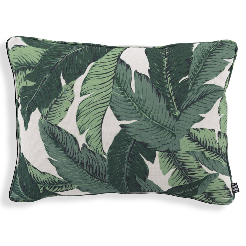 Подушка Eichholtz Pillow Mustique s Белый Зеленый в Сочи | Loft Concept 