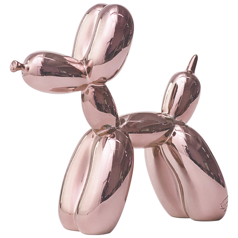 Статуэтка Jeff Koons Balloon Dog Chrome Pink Розовое золото в Сочи | Loft Concept 