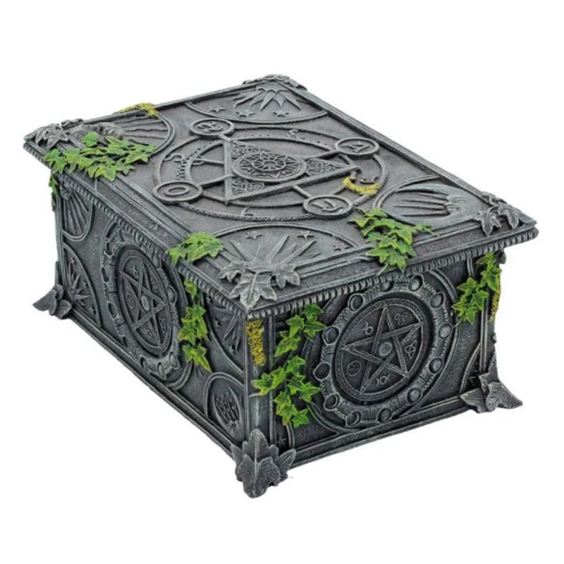 Шкатулка Wiccan Pentagram Серый Шкатулка Wiccan Pentagram Серый в Сочи | Loft Concept