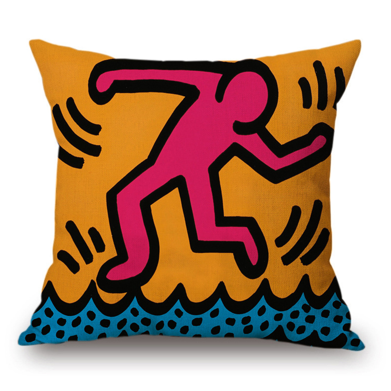 Подушка Keith Haring 4 Мульти в Сочи | Loft Concept 