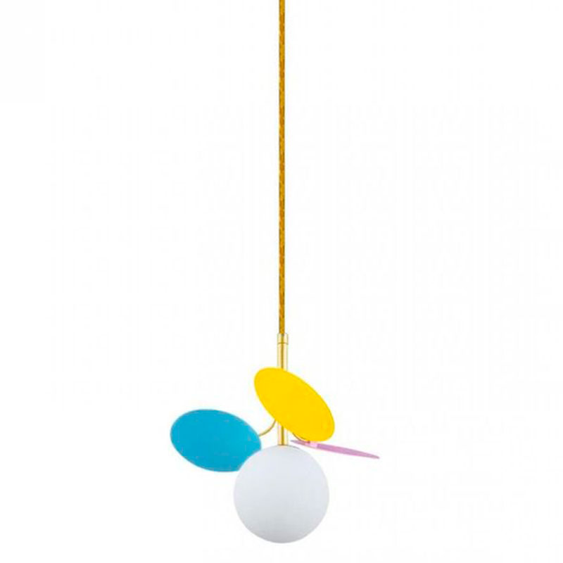 Подвесной светильник MATISSE Pendant One multicolor Мульти Золотой Белый в Сочи | Loft Concept 