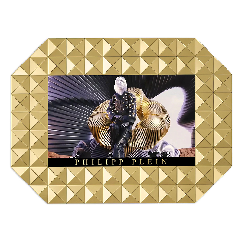 Экран Philipp Plein GOLD STUD NFT XL 65 дюймов Золотой Зеркало в Сочи | Loft Concept 