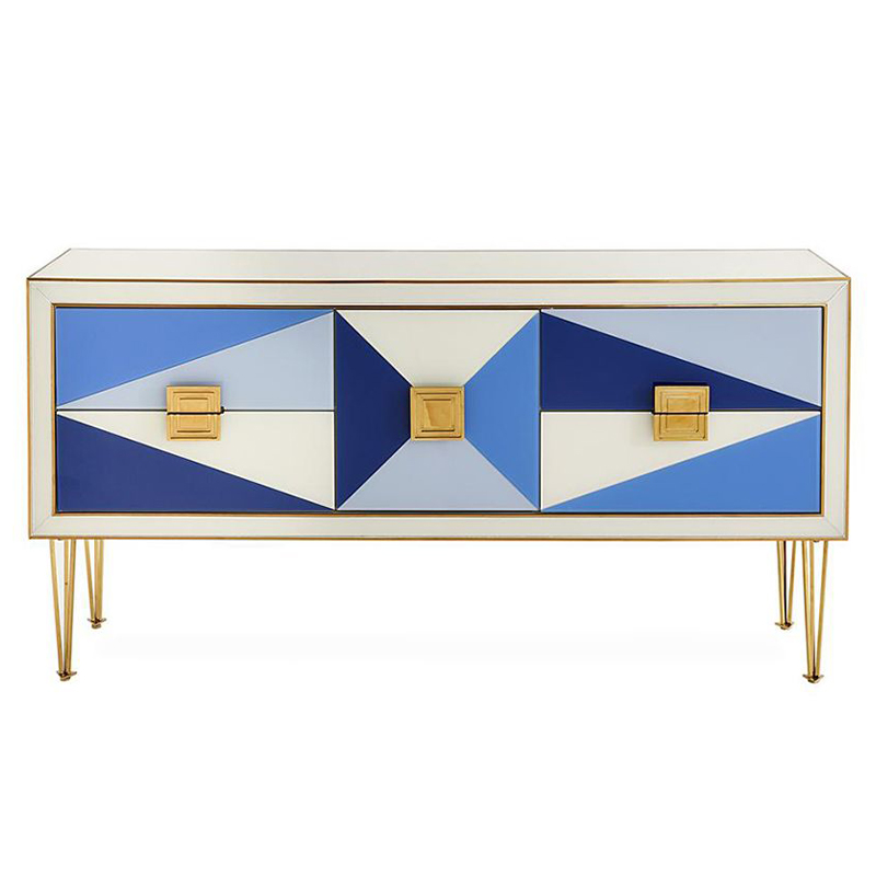 Комод JONATHAN ADLER HARLEQUIN CREDENZA - BLUE Мульти в Сочи | Loft Concept 