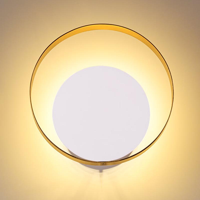 Бра Globo Ocular Sconce Circle White Золотой Белый в Сочи | Loft Concept 