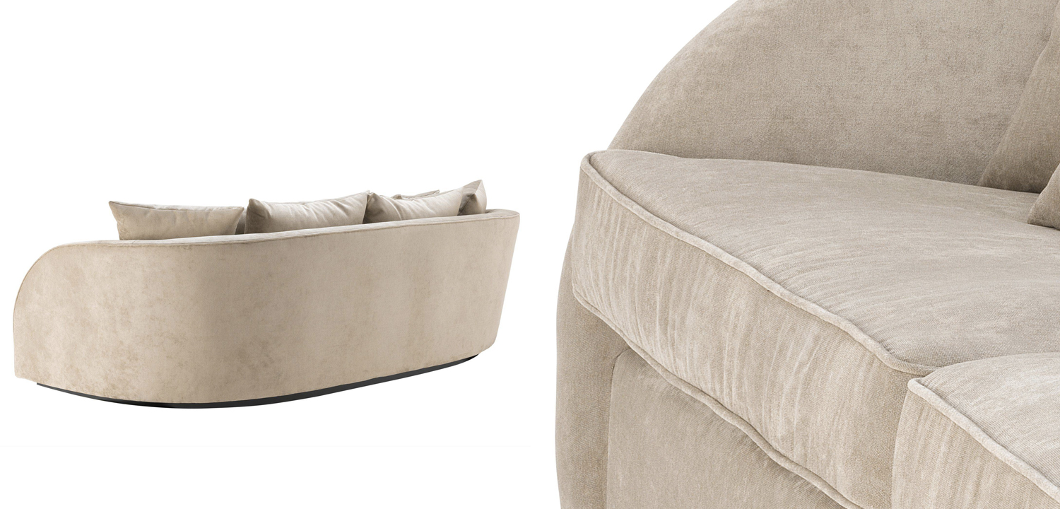 Диван Eichholtz Sofa Palmiers Greige - фото №1