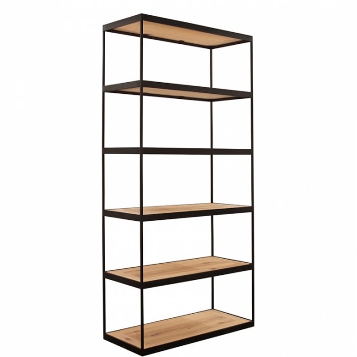 Стеллаж Industrial Oak Shelving Unit  в Сочи | Loft Concept 