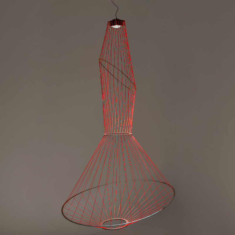 Люстра Light Threads Object Lighting Красный Черный в Сочи | Loft Concept 