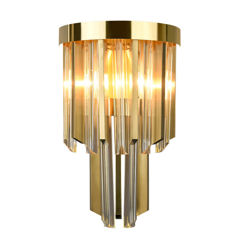 Бра Zacaria Sconce Золотой Прозрачный (Transparent) в Сочи | Loft Concept 