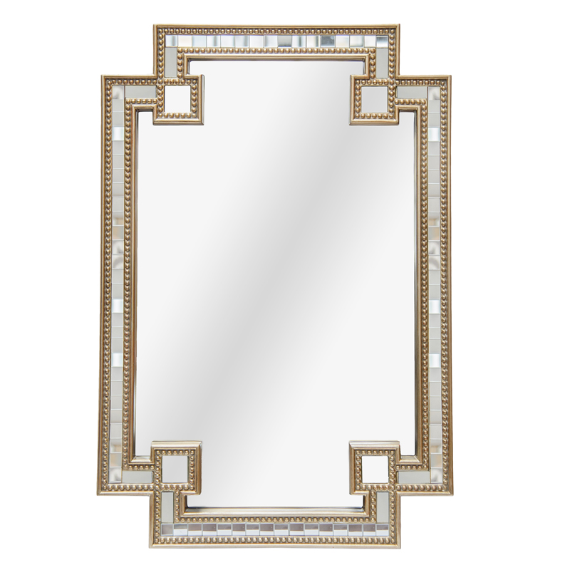 Зеркало Wallace Mirror gold edging Золотой в Сочи | Loft Concept 