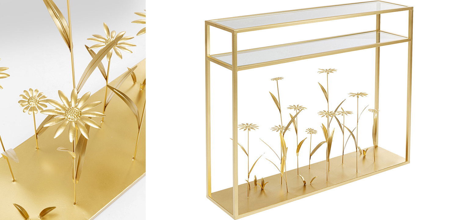 Консоль Golden Flowers - фото