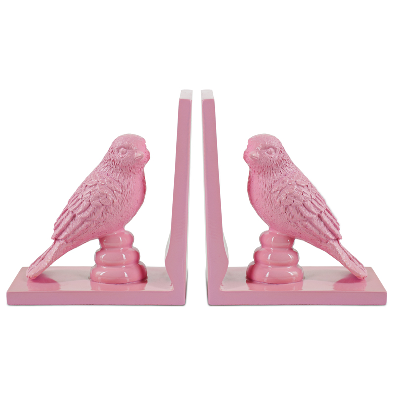 Держатель для книг Pink Birds Book Holder Розовый в Сочи | Loft Concept 