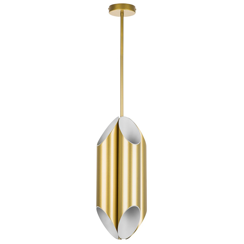 Подвесной светильник Garbi Gold Pipe Organ Hanging Lamp Золотой Белый в Сочи | Loft Concept 