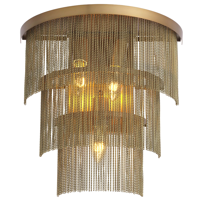 Бра Eichholtz Wall Lamp Tissot Brass Латунь в Сочи | Loft Concept 