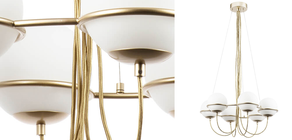 Люстра Melissa Chandelier Champagne 6 Люстра Melissa Chandelier Champagne 6 - Loft-Concept в Сочи