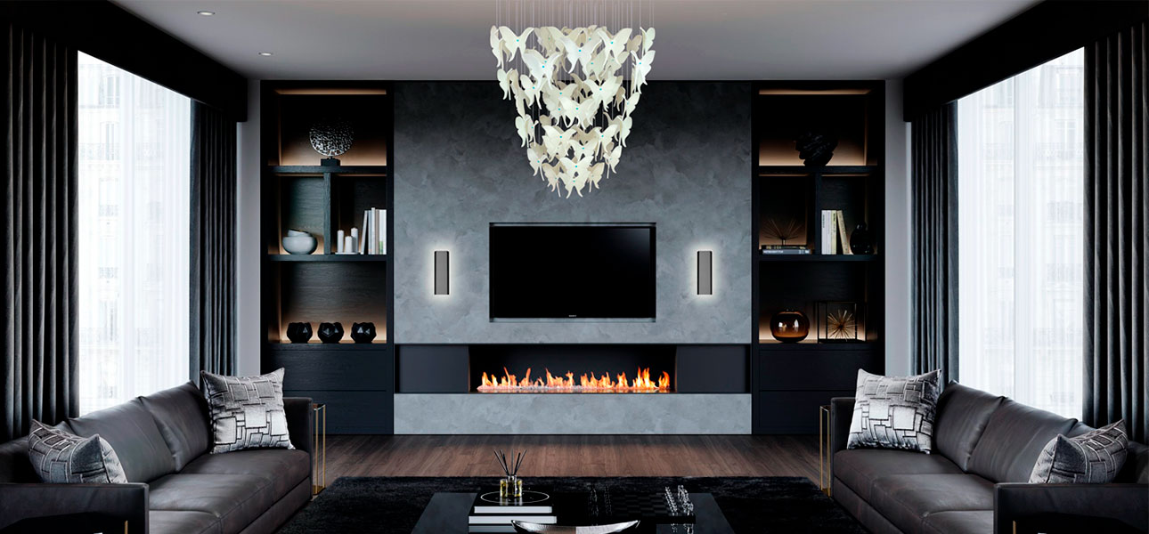 Люстра Белые Бабочки Светло-Зеленая база Night Butterflies Chandelier - фото