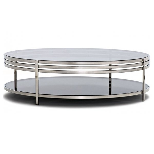 Столик Ula Round coffee table ULA002 Нержавеющая сталь в Сочи | Loft Concept 