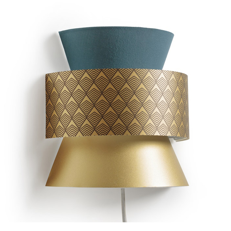 Бра Sconce Blue & Gold Синий Золотой в Сочи | Loft Concept 