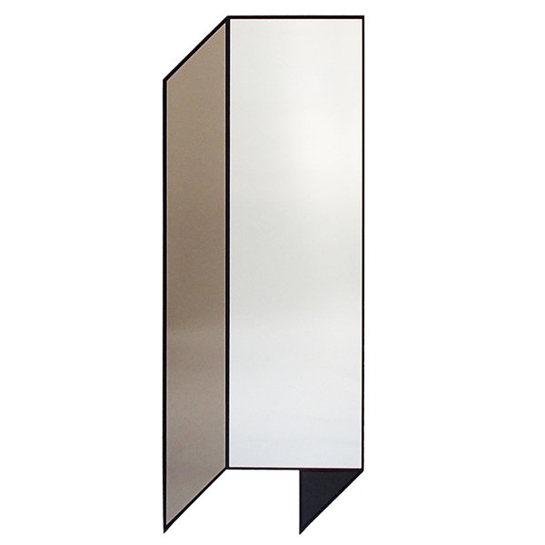 Зеркало Bower Fold Floor Shape Mirror Прозрачный Черный Серый в Сочи | Loft Concept 