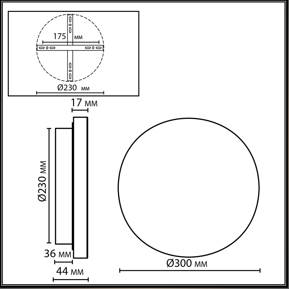 Бра круглое натуральная Пробка Natural Cork в Сочи
