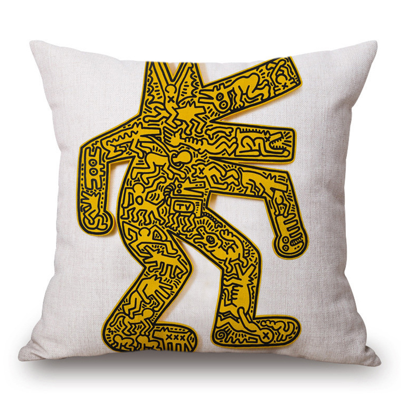 Подушка Keith Haring 14 Мульти в Сочи | Loft Concept 