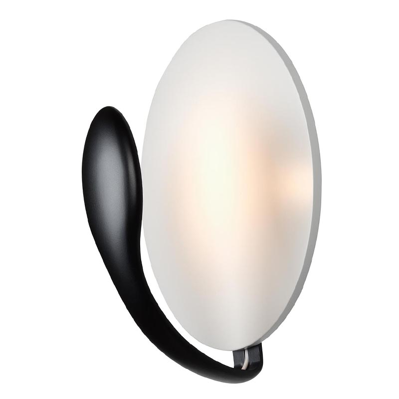 Бра Devi Black Spot Wall Lamp Белый Черный в Сочи | Loft Concept 