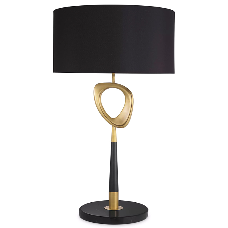 Настольная лампа Eichholtz Table Lamp Celine Латунь Черный в Сочи | Loft Concept 