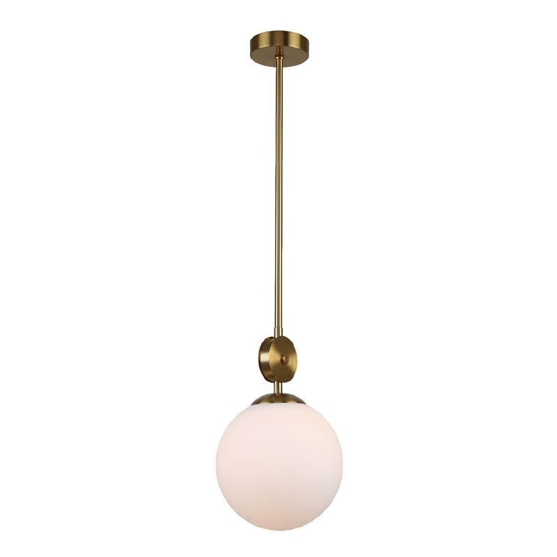 Подвесной светильник Kyran Bronze Hanging Lamp Бронза Белый в Сочи | Loft Concept 