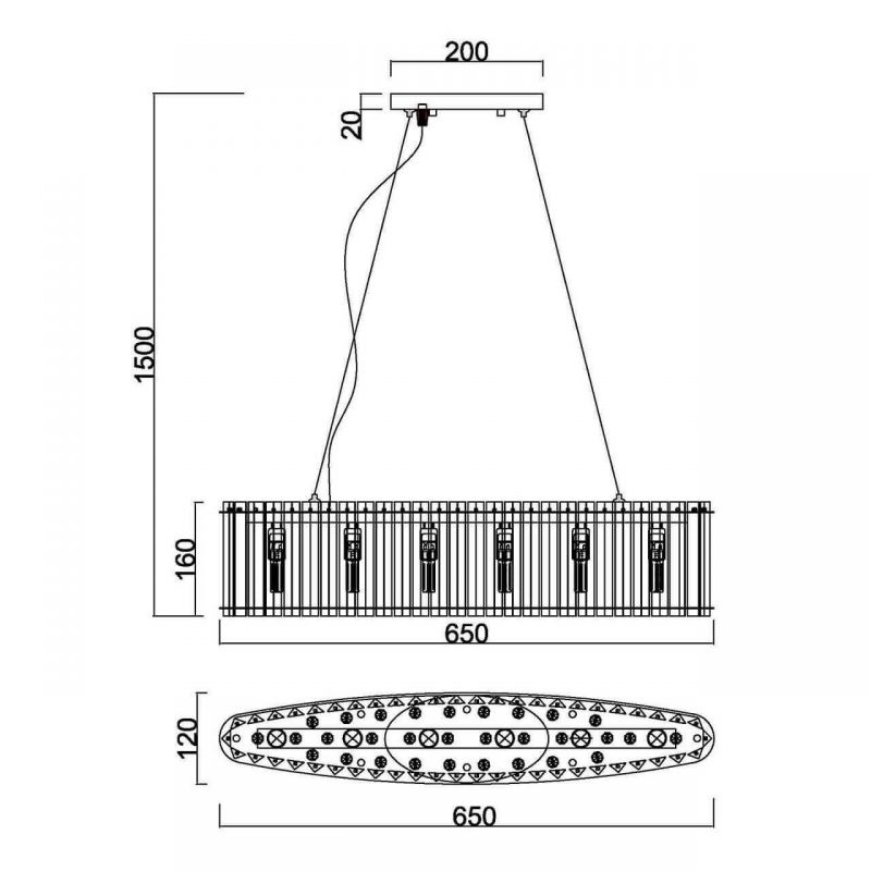 Люстра Board Chandelier в Сочи