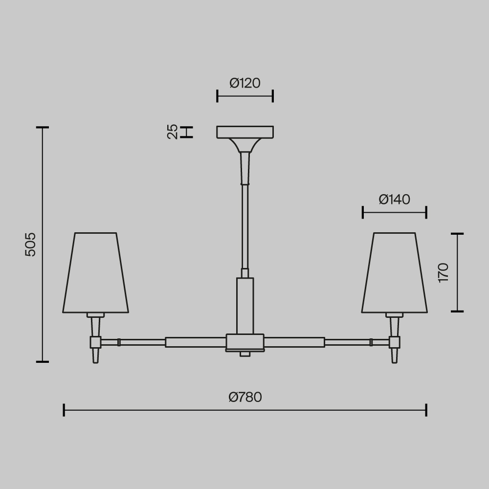 Потолочный светильник Zaragoza Е14 в Сочи