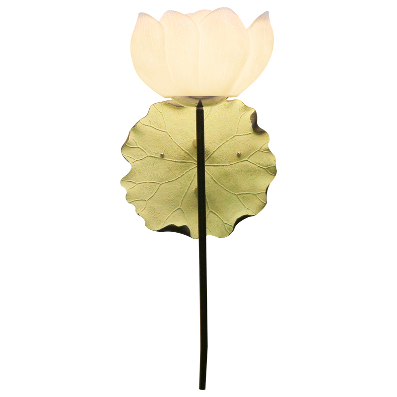 Бра White Lotus Flower Sconce Белый Зеленый шалфей в Сочи | Loft Concept 