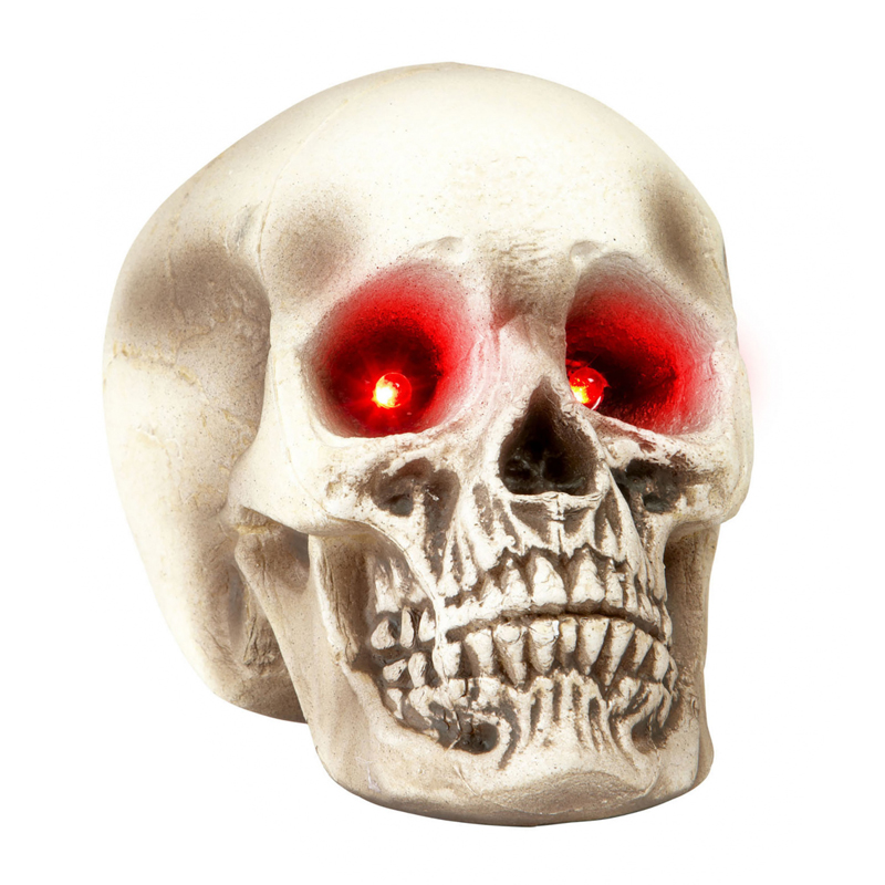 Аксессуар HALLOWEEN Skull Red Eyes Серый в Сочи | Loft Concept 