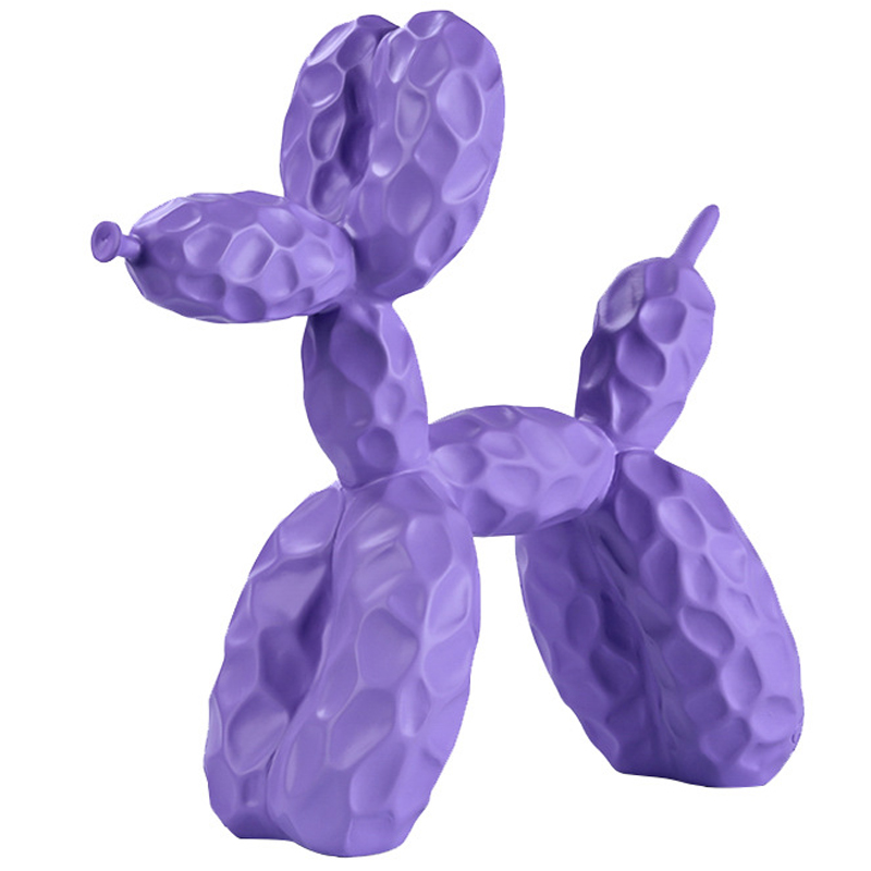 Статуэтка Jeff Koons Balloon Dog Crumpled Lilac Сиреневый в Сочи | Loft Concept 