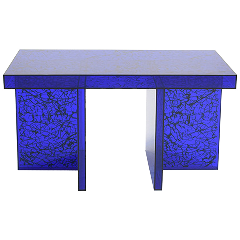 Кофейный стол Acrylic Blue Gerald Coffee Table Синий Черный в Сочи | Loft Concept 