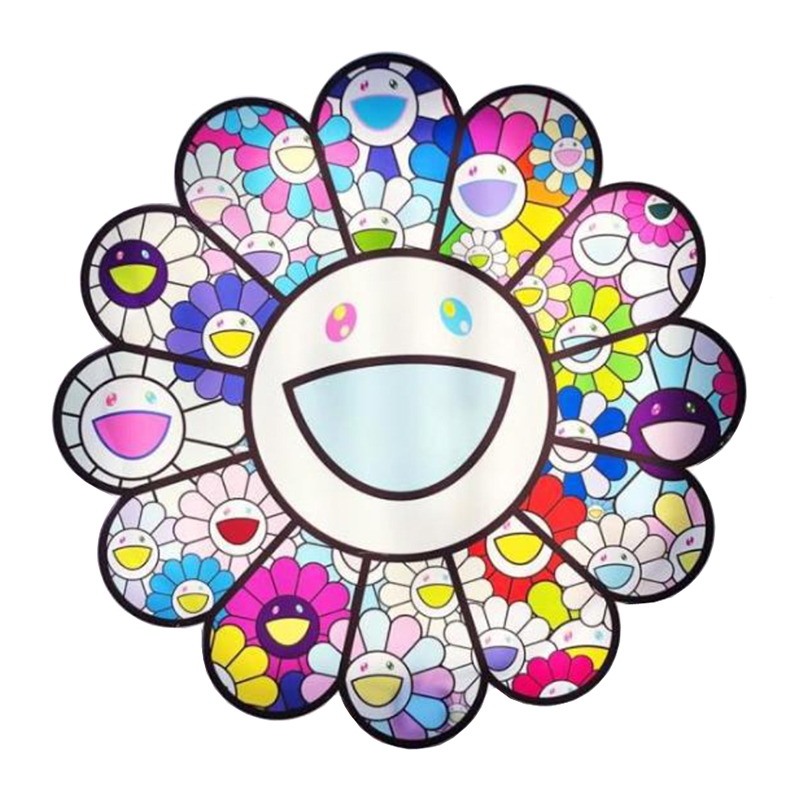 Светильник разноцветный подсолнух Takashi Murakami 2 Мульти в Сочи | Loft Concept 