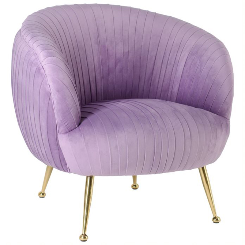 Кресло SOUFFLE CHAIR lilac Сиреневый матовое золото в Сочи | Loft Concept 