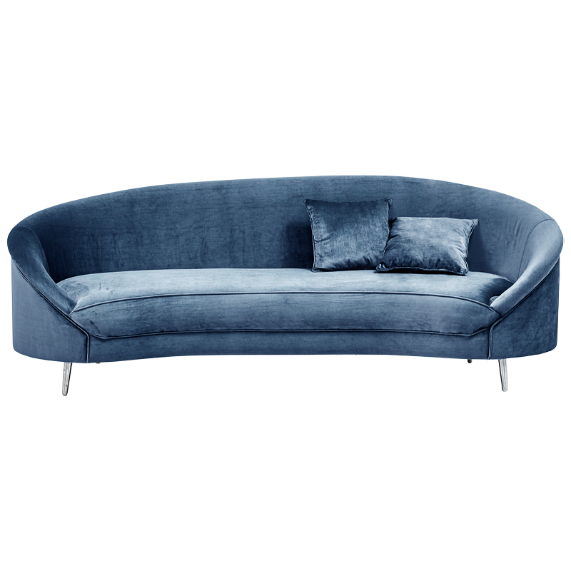 Диван Paulet Sofa blue Серый Хром в Сочи | Loft Concept 