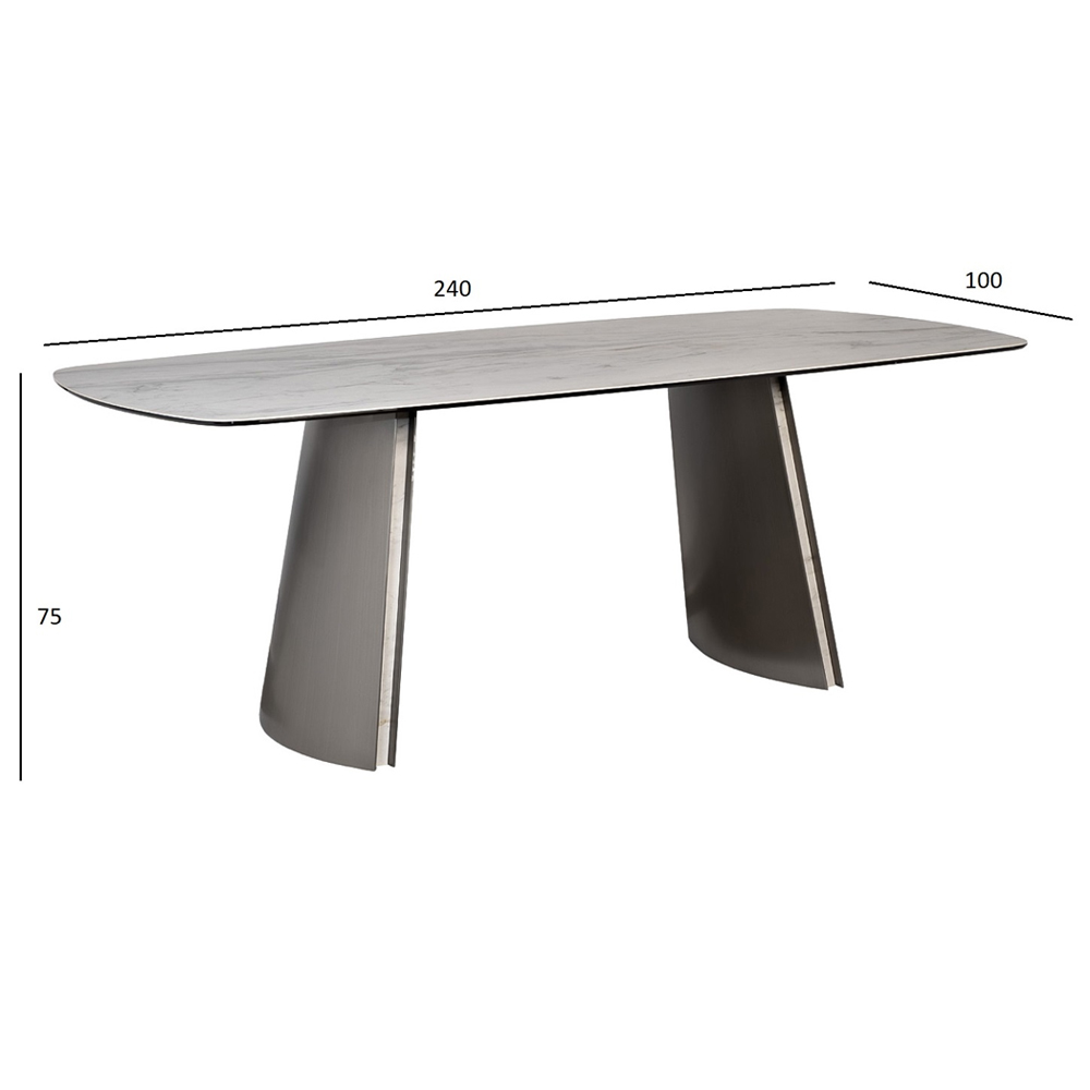 Стол обеденный прямоугольный керамический Ceramic Dining Table в Сочи