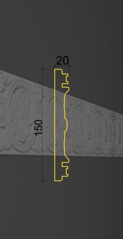 Молдинг с орнаментом MO-22 в Сочи