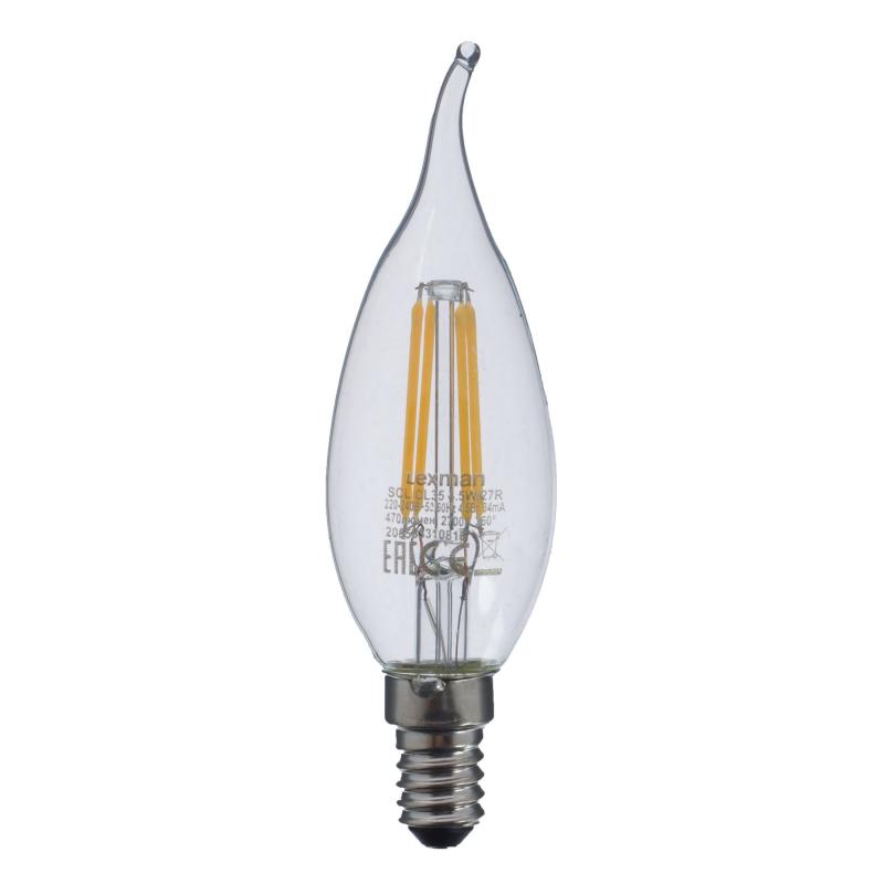 Прозрачная Свеча LED E14 4.5W Прозрачное Стекло Прозрачная Свеча LED E14 4.5W Прозрачное Стекло в Сочи | Loft Concept