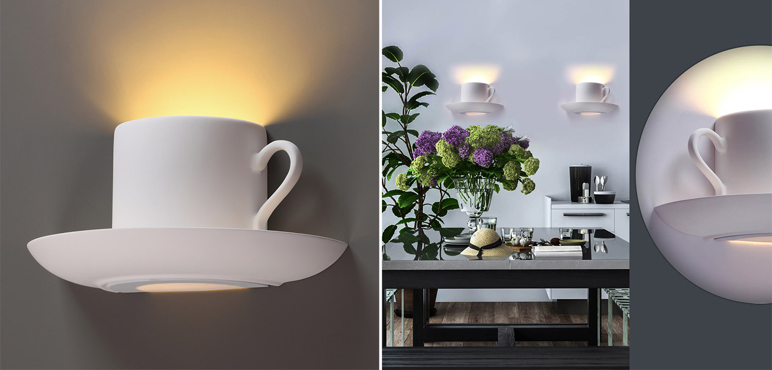 Бра Plaster Cup Wall lamp - фото