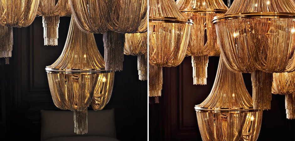 Люстра Chandelier Martinez Gold S - Loft-Concept в Сочи