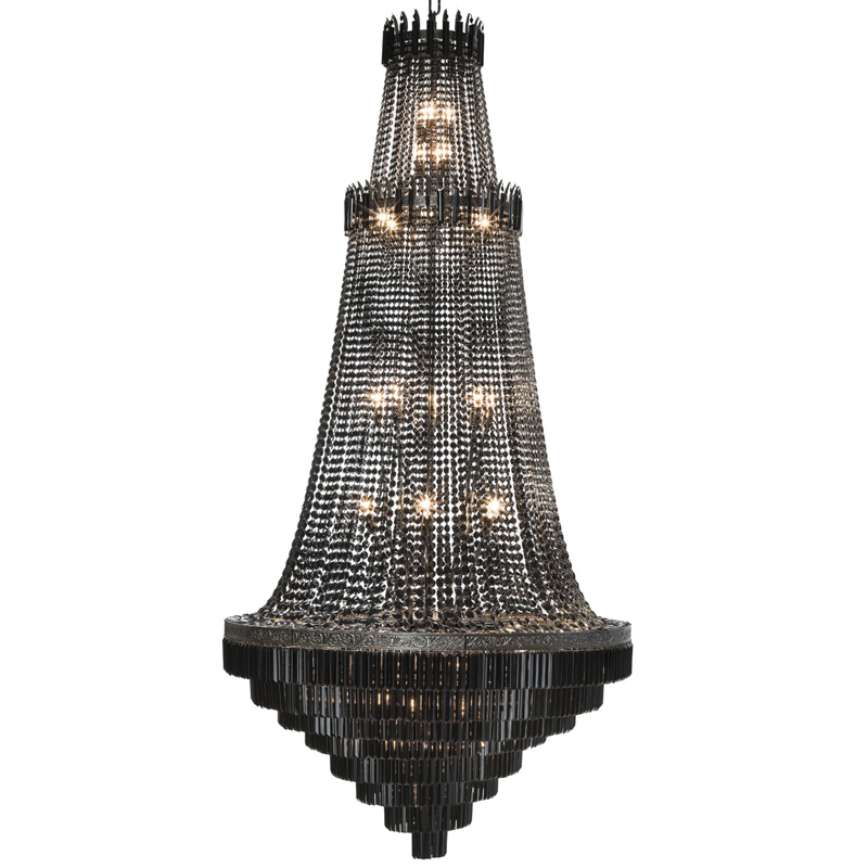 Люстра ABHIKA LAMP EMPIRE BRONZE Черный Темная бронза в Сочи | Loft Concept 