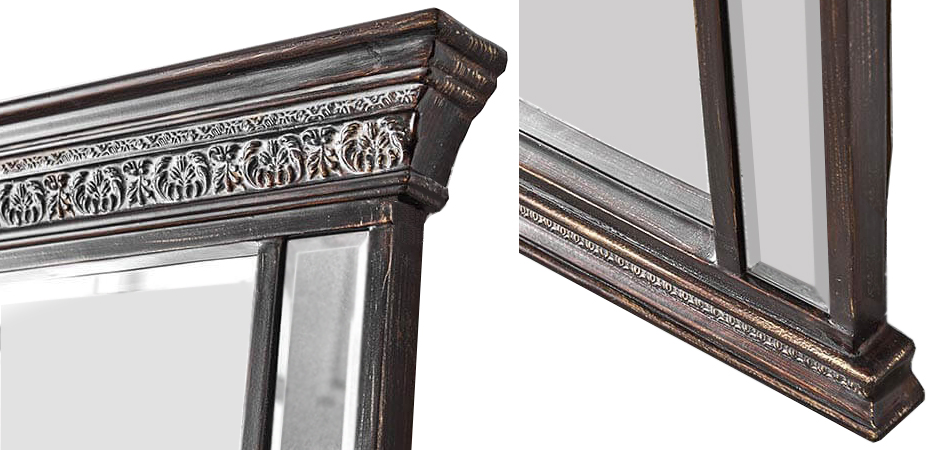 Большое Напольное Зеркало Antiquity Brown Vintage - Loft-Concept в Сочи