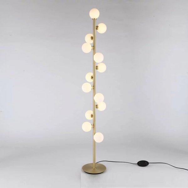 Торшер Bubble Stik Cold floor lamp Латунь в Сочи | Loft Concept 