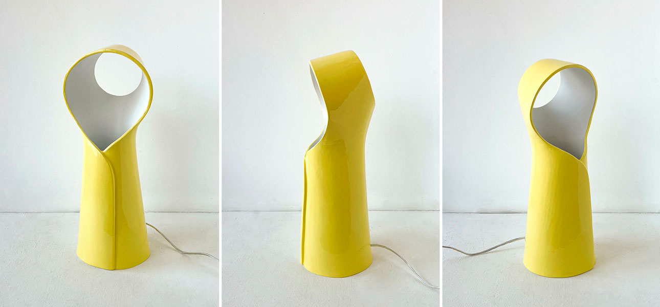 Настольная лампа NUN жёлтая - фото №2