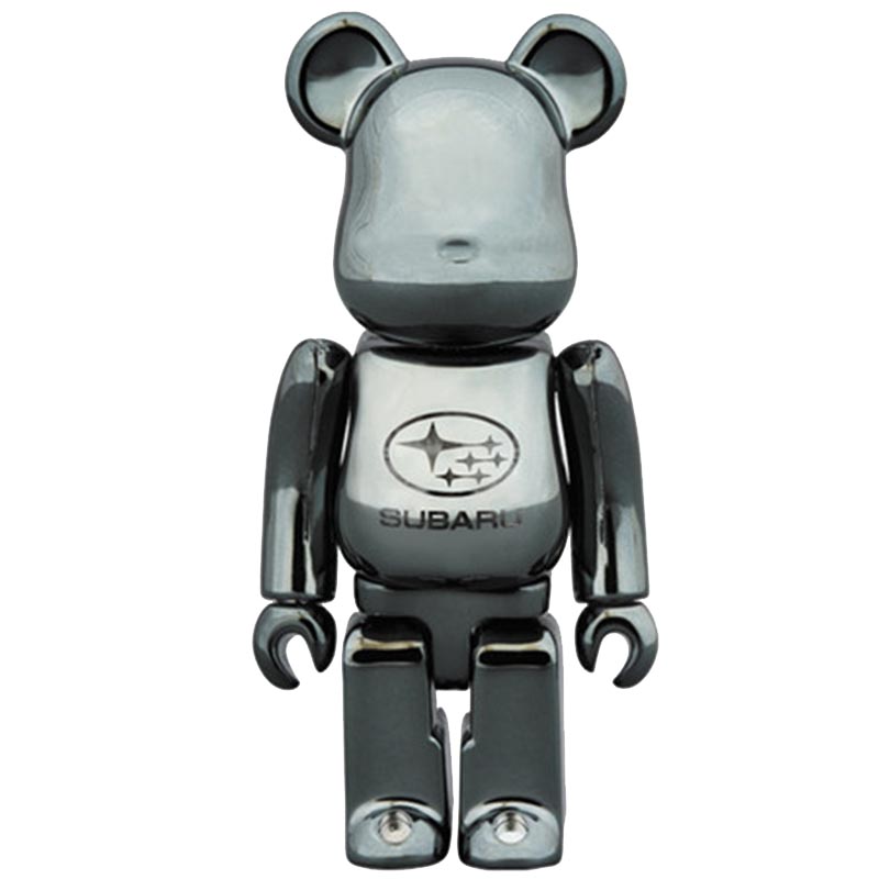 Статуэтка Bearbrick Subaru Темный хром в Сочи | Loft Concept 