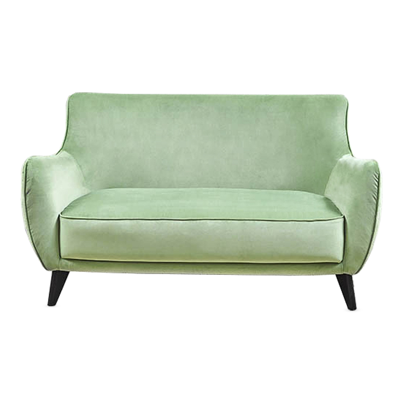 Диван Mint Softness Sofa Зеленый шалфей Черный в Сочи | Loft Concept 