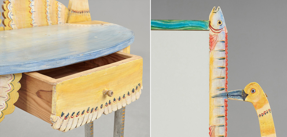 Туалетный Столик Painted Wood Dressing Table - Loft-Concept в Сочи